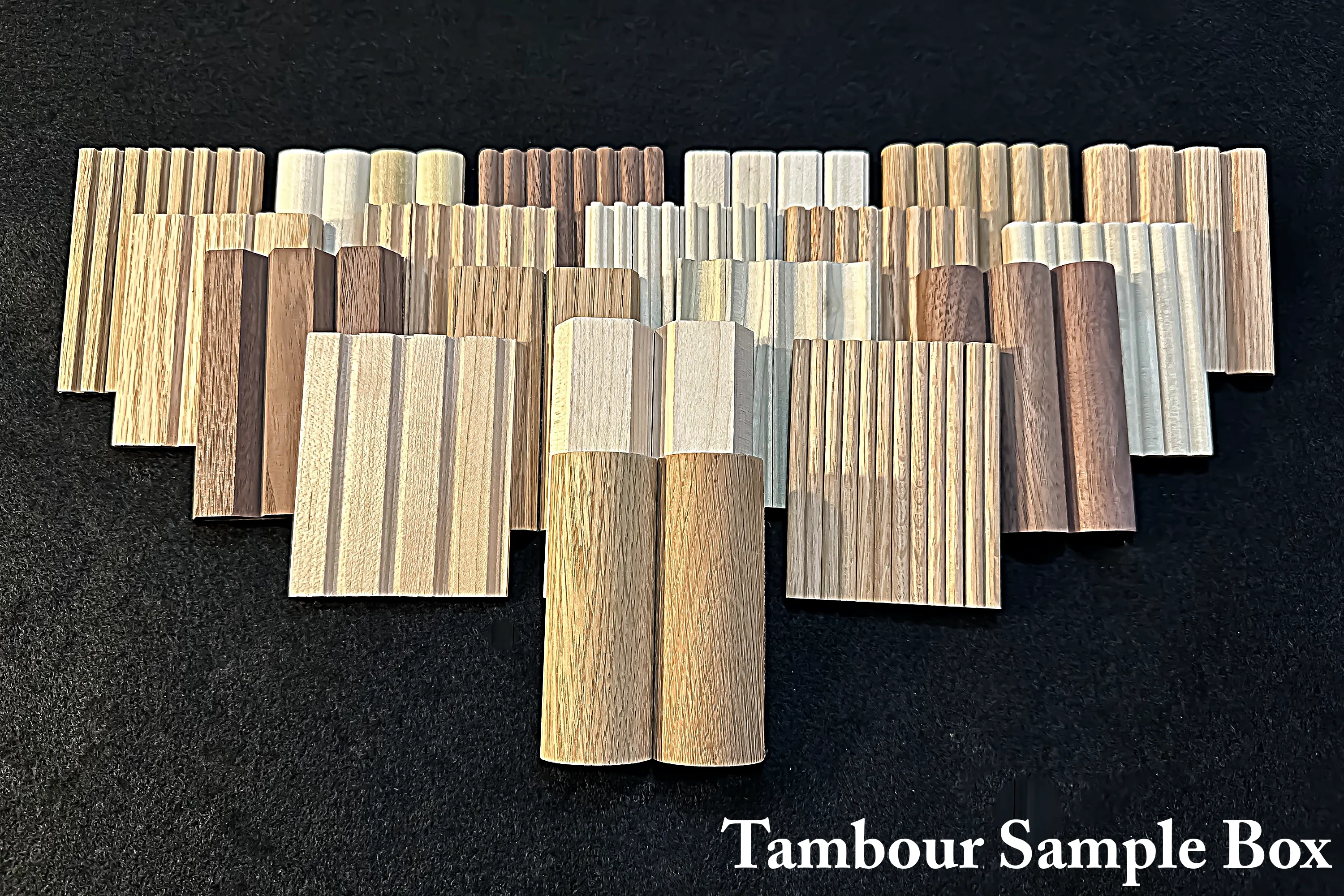 1″ Bevel Slat Tambour – Thin