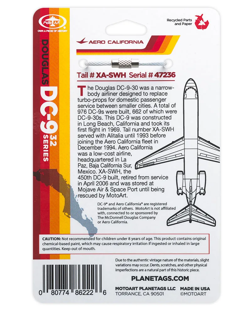 Aero California - McDonnell Douglas®️  DC-9-30 Serial#: XA-SWH