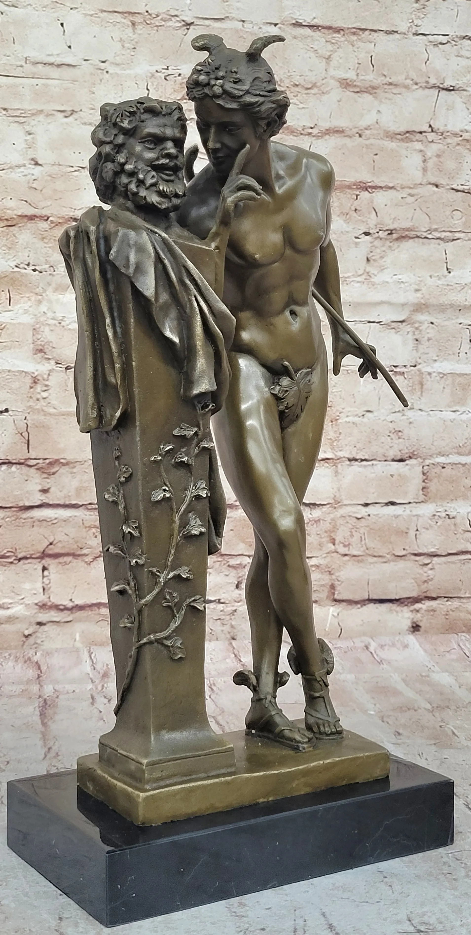 Art Deco Real Bronze Sculpture Hot Cast Flying Mercury Classic Artwork Sale DEAL