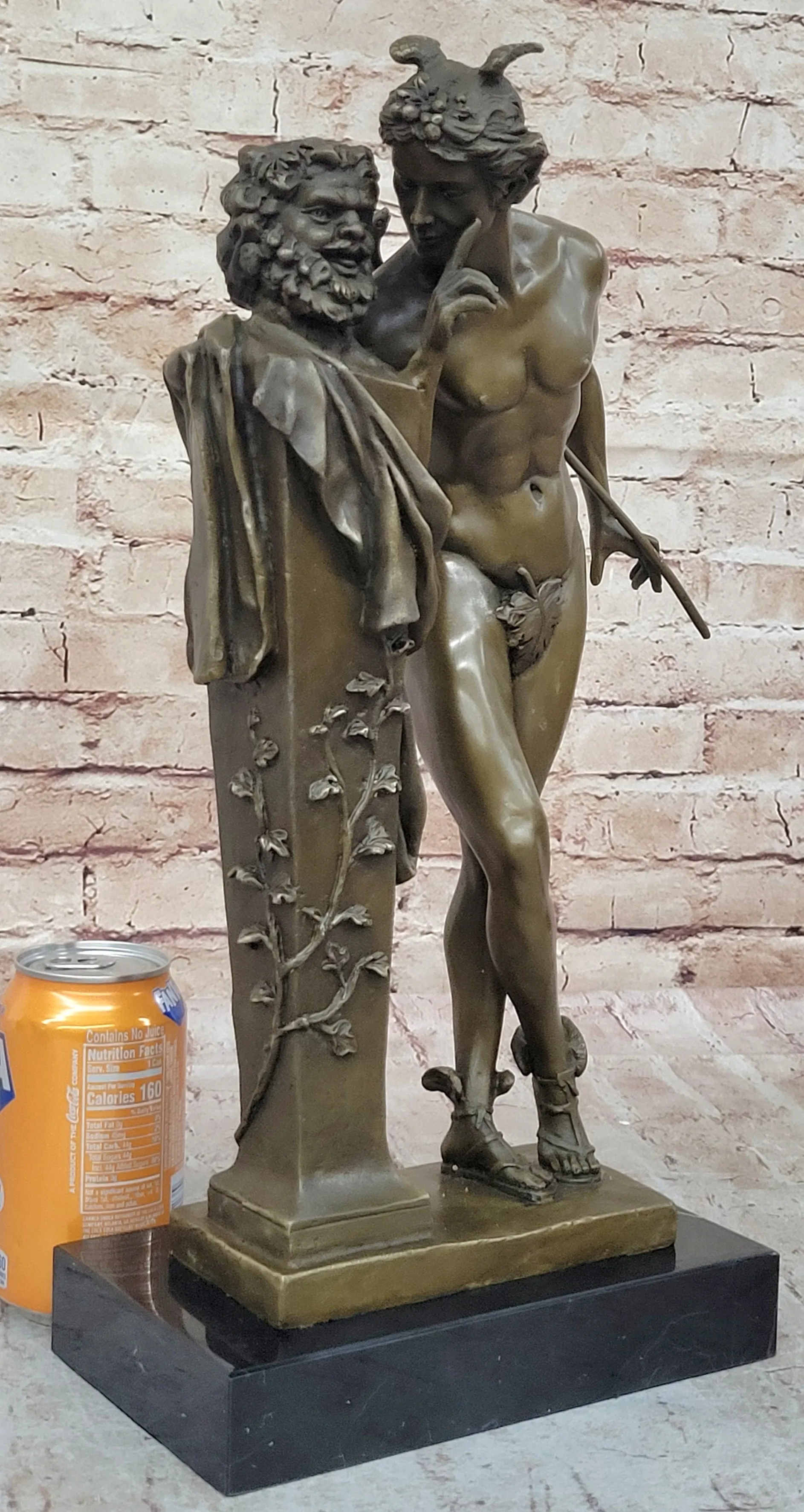 Art Deco Real Bronze Sculpture Hot Cast Flying Mercury Classic Artwork Sale DEAL