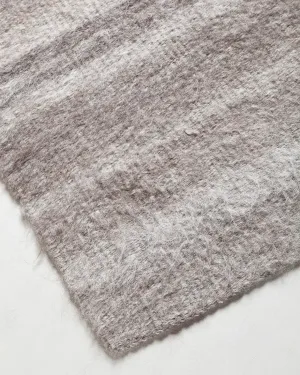 Awanay Silver Llama Wool Rug