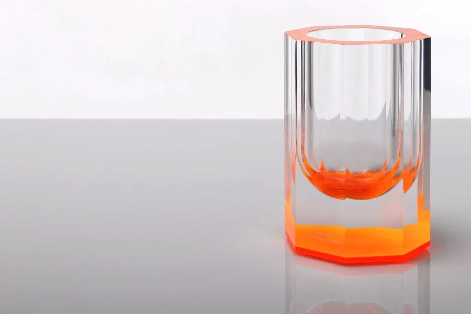 Bolt Vase in Orange