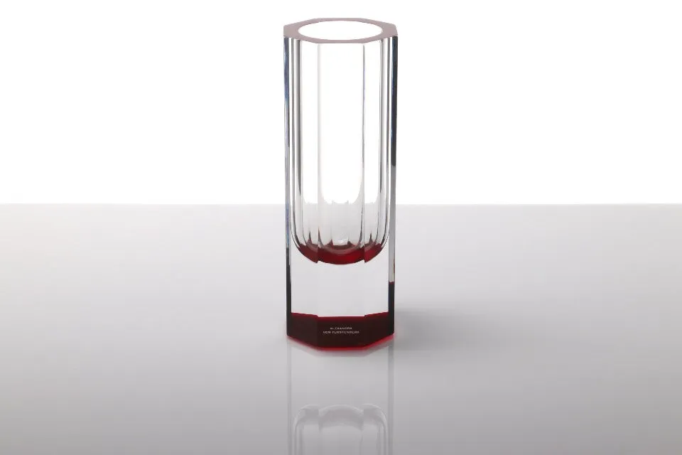 Bolt Vase in Ruby