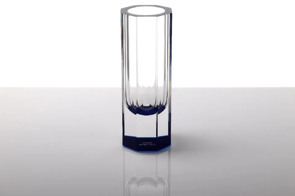 Bolt Vase in Sapphire