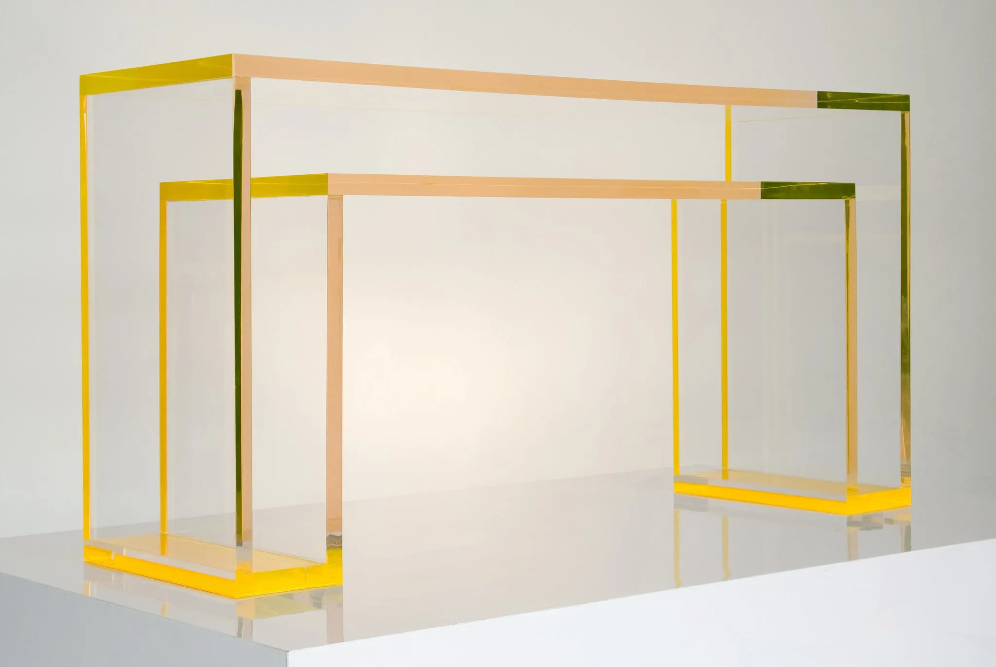 Brilliant Console Table in Yellow