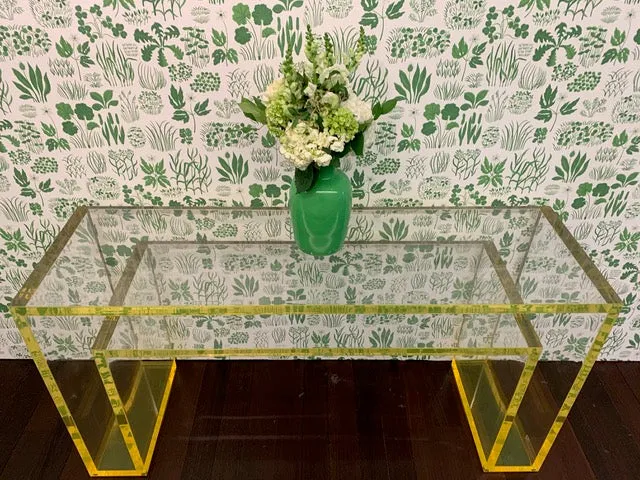 Brilliant Console Table in Yellow