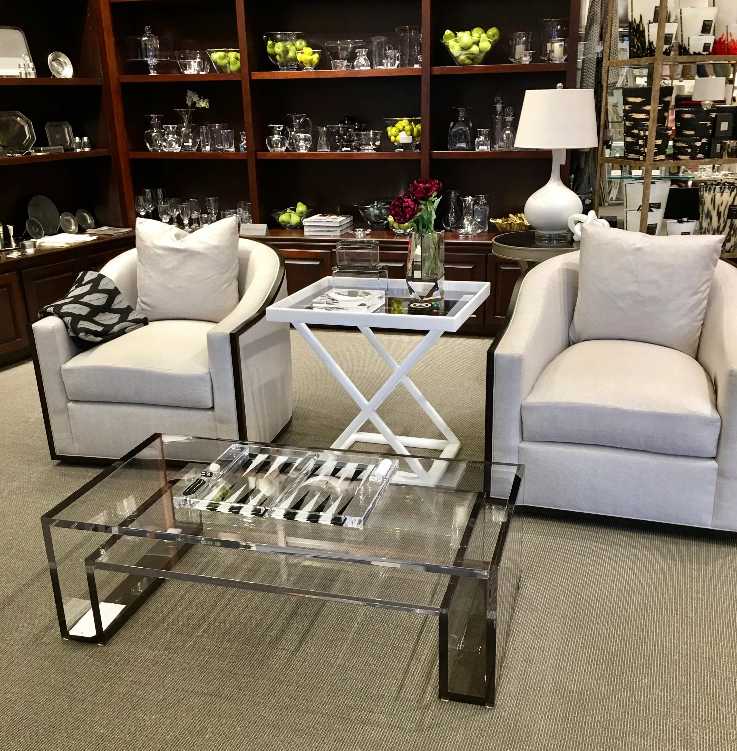 Brilliant Rectangle Coffee Table in Bronze