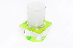 Candle Pedestal in Green