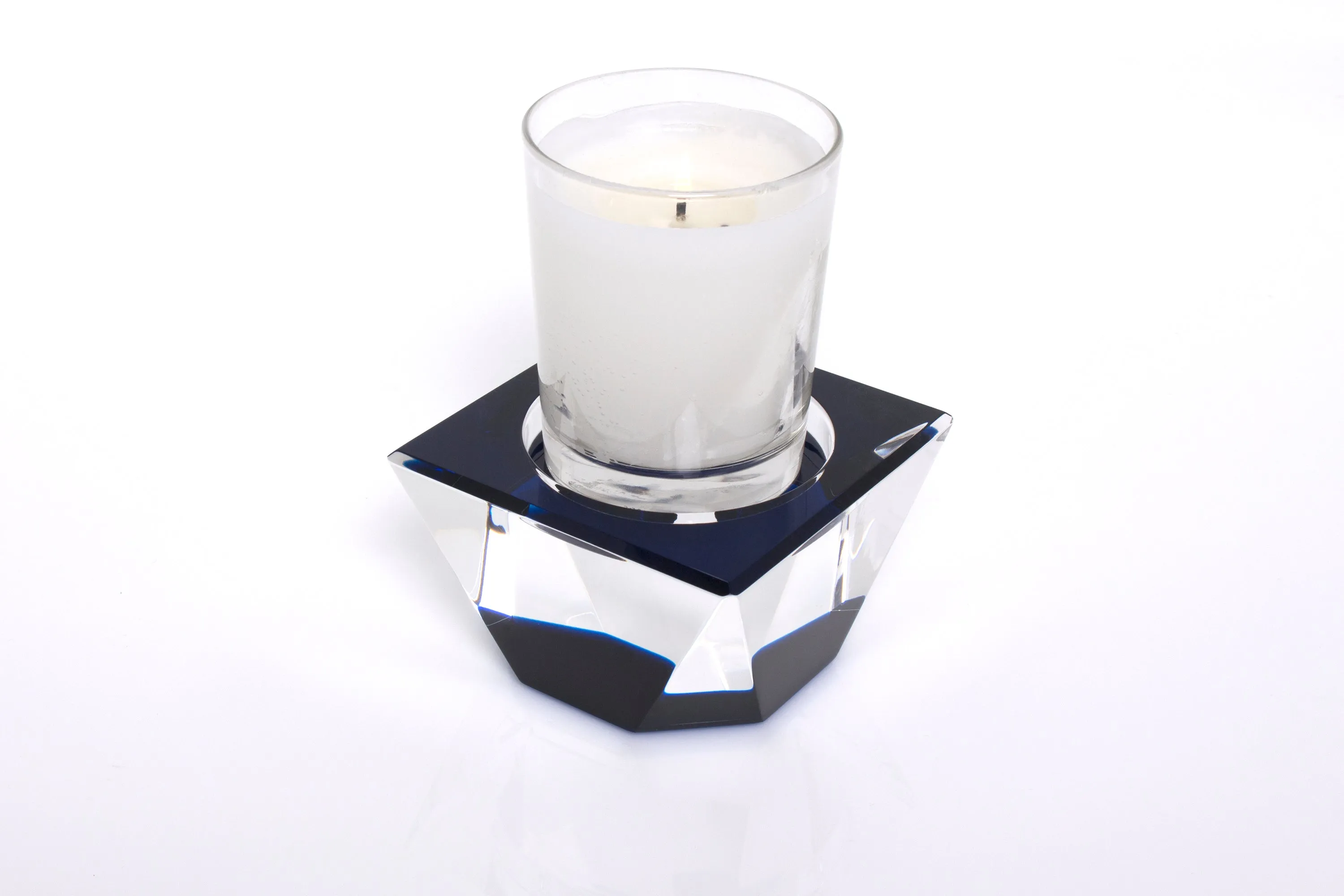 Candle Pedestal in Sapphire