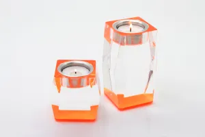 Candleholder in Orange