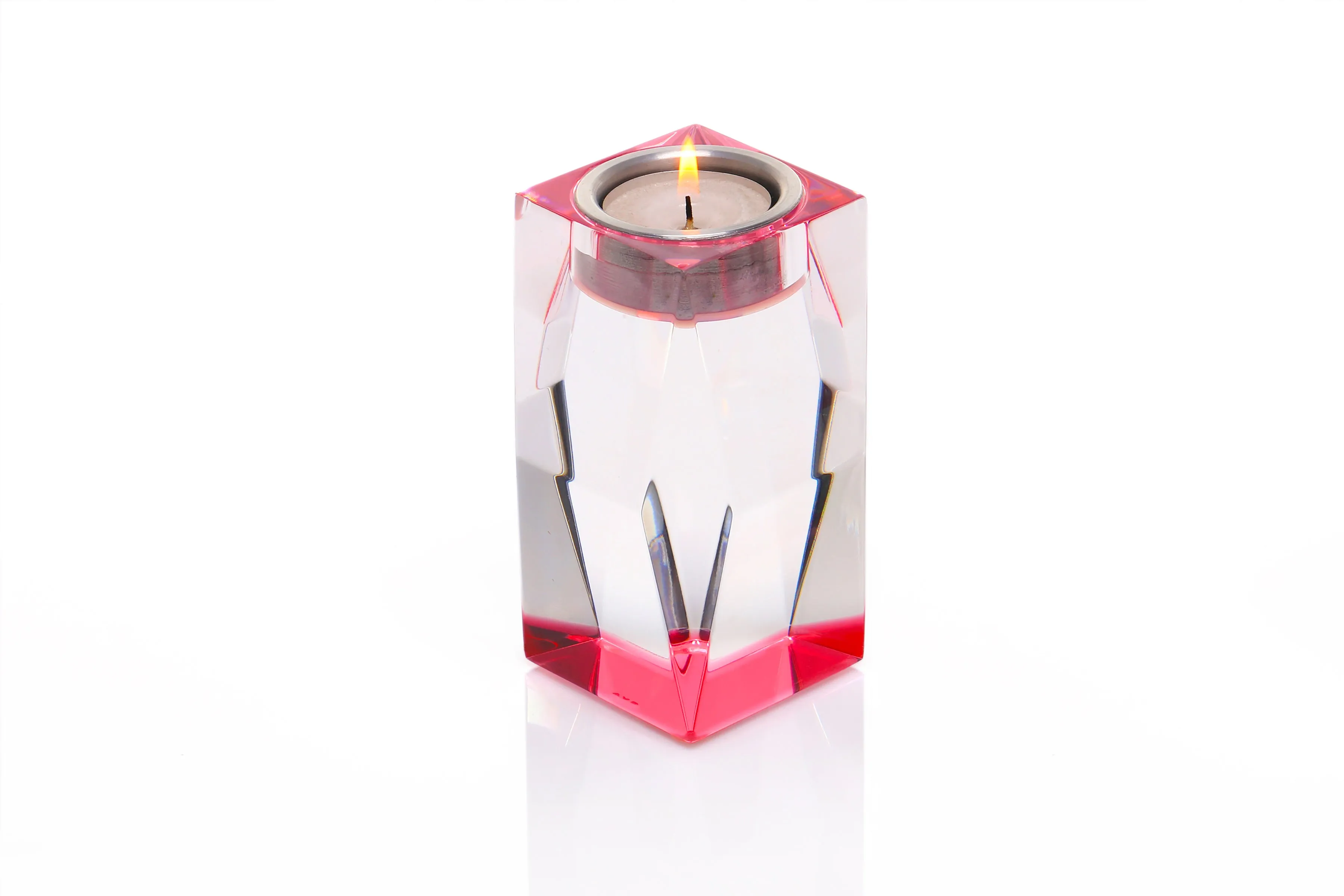 Candleholder in Rose