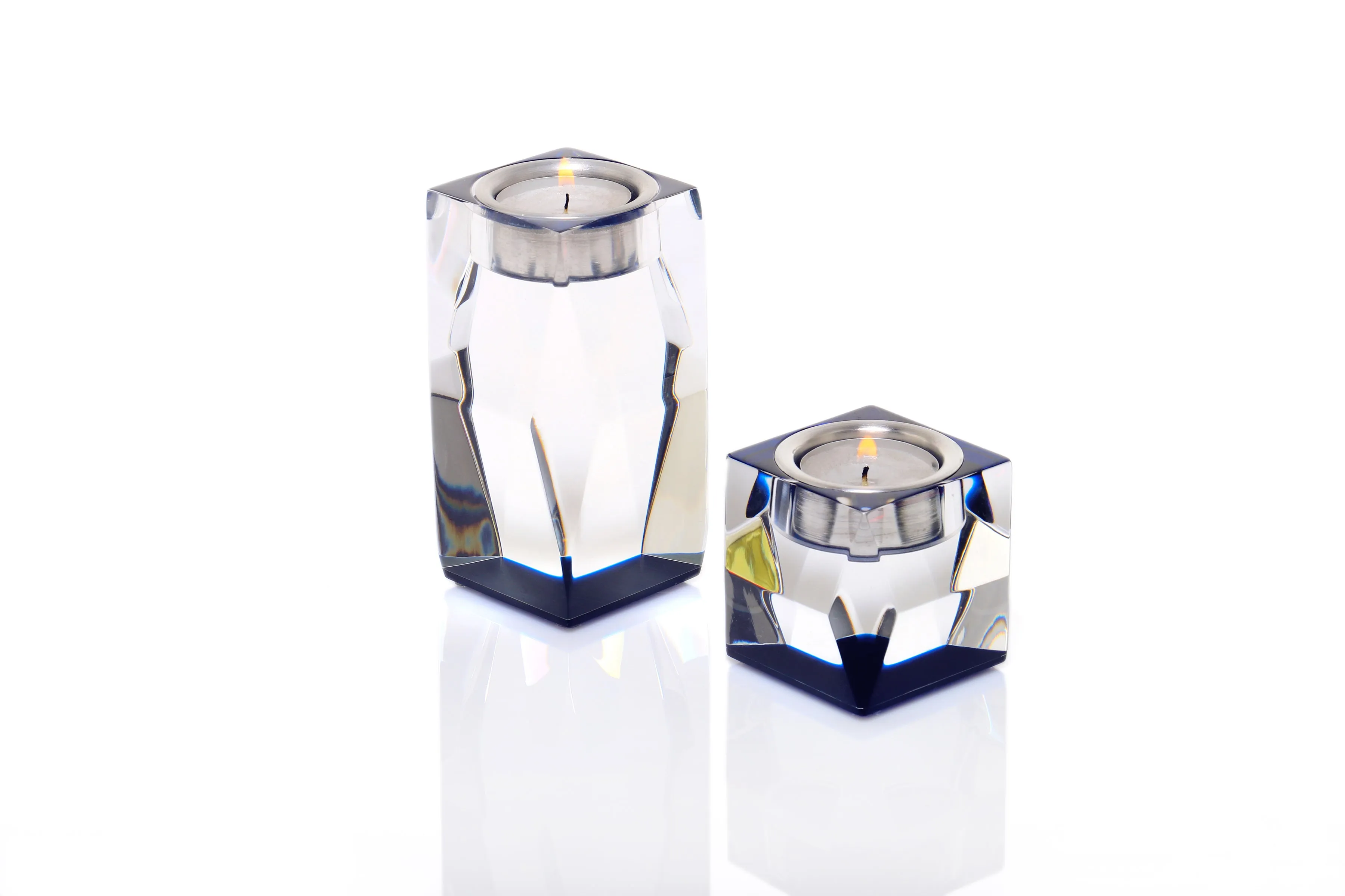 Candleholder in Sapphire