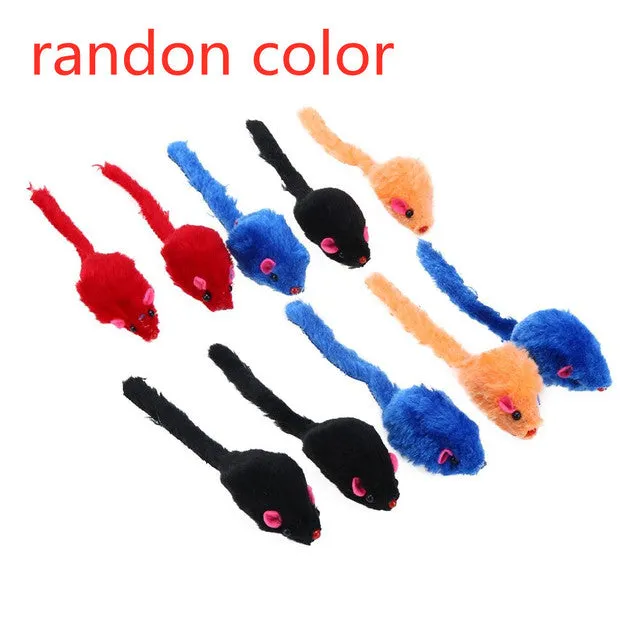 Colorful Plush False Mouse Toy