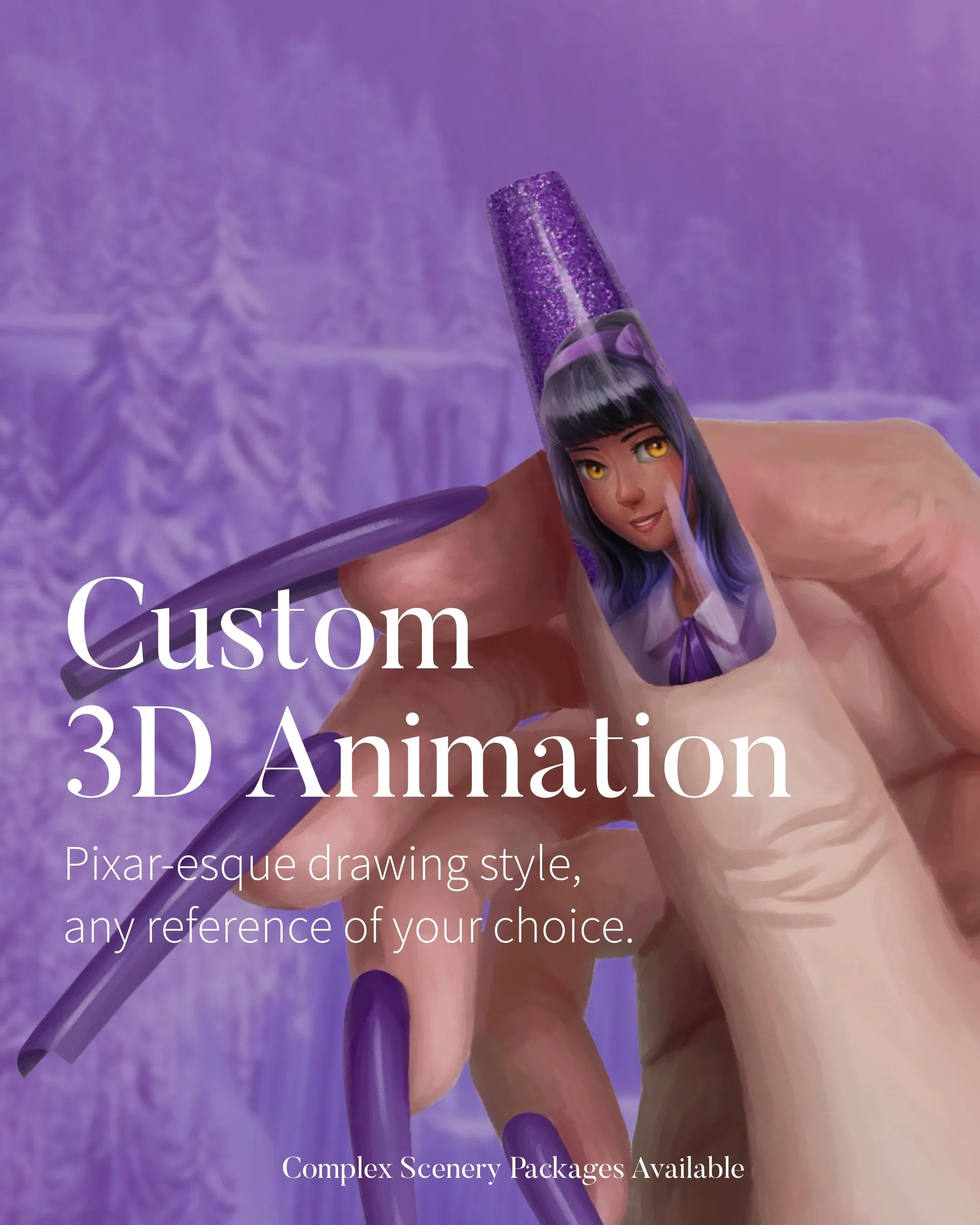 Custom 3D Animation Press-Ons