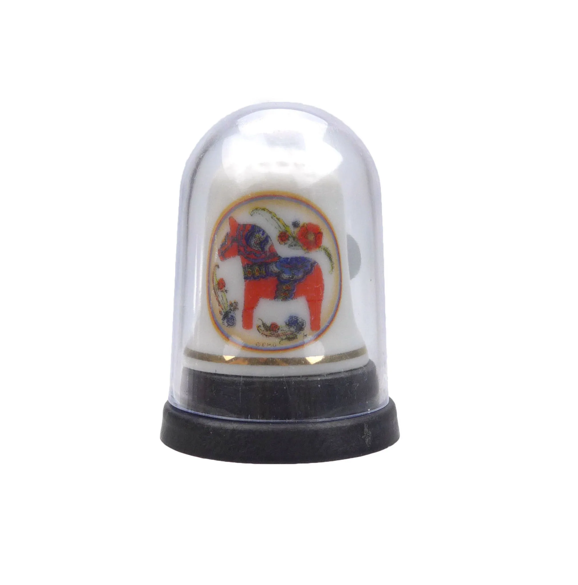 Dala Horse Thimble Red Souvenir