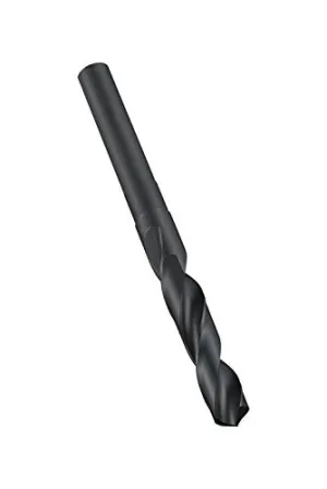 Dormer A1701.1/32 1/2" Reduced Parallel Shank Drill, Steam Oxide Coating, High Speed Steel, 1.0312" Head Diameter, 3" Flute Length