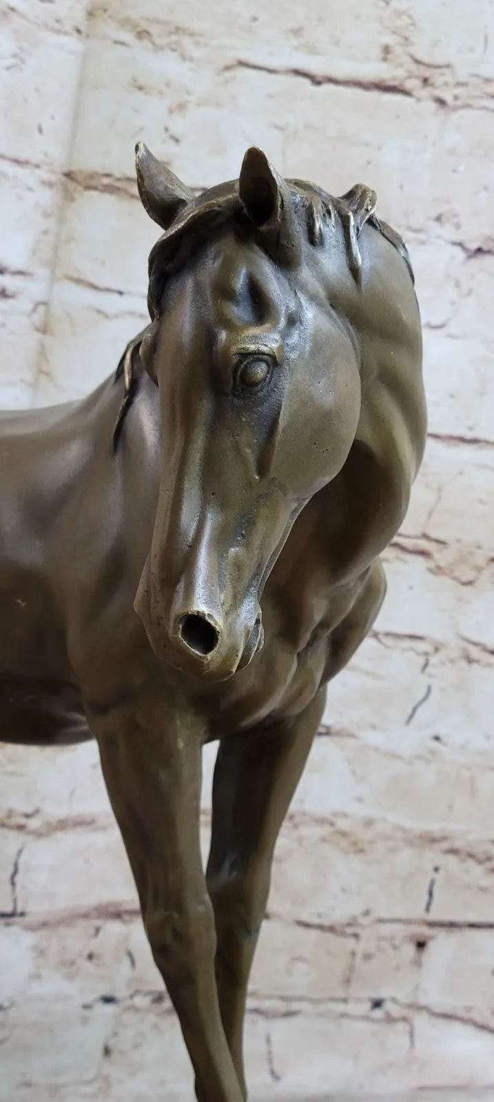 Extra Large Lean Racing Horse by Mene OTB Trophy Collectible Bronze Statue