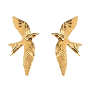 Flying Bird Aesthetic Earrings