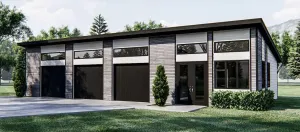 Functional Garage Plan with Versatile Office and Studio Space