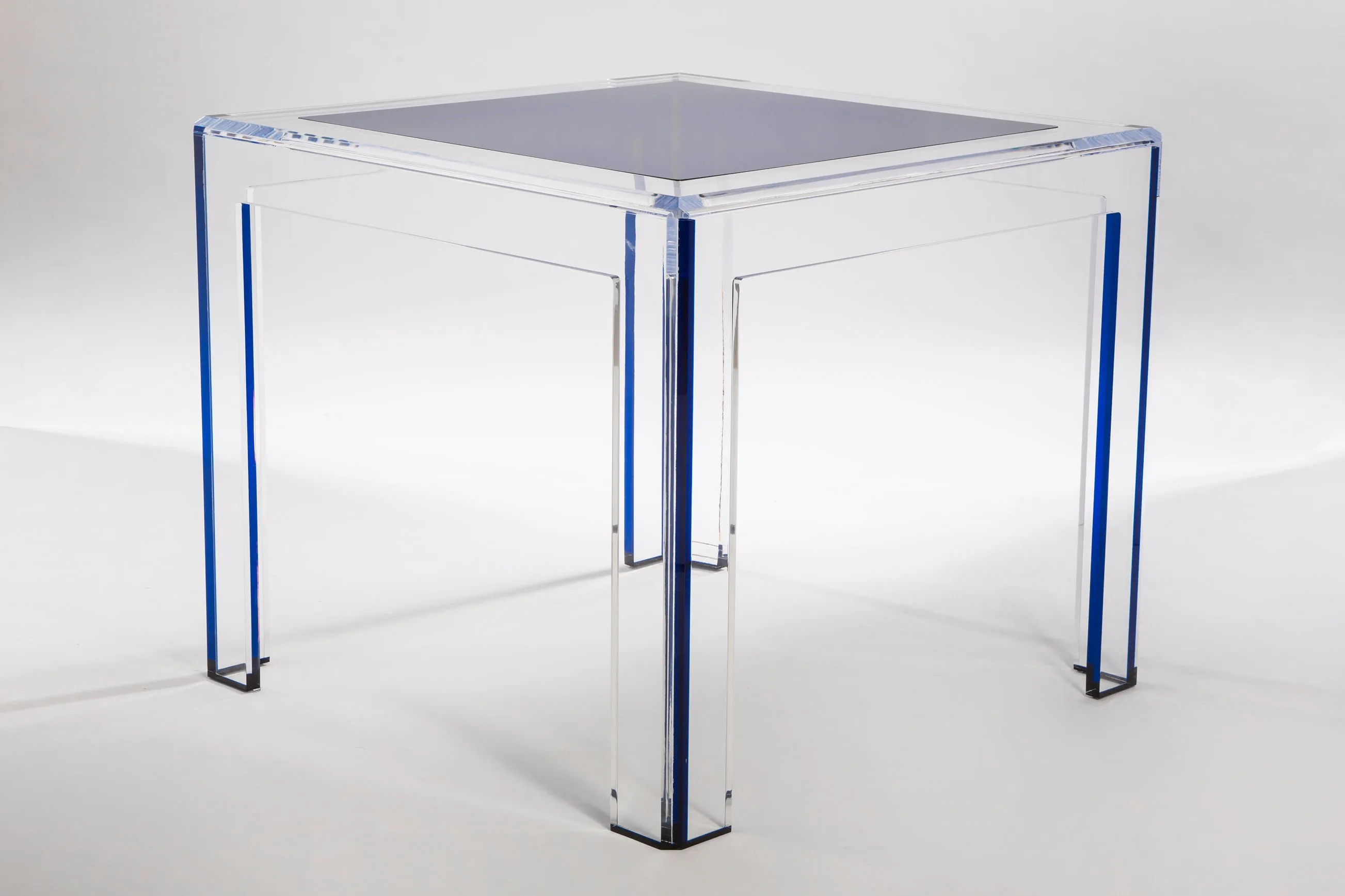 Gambler Card Table in Sapphire