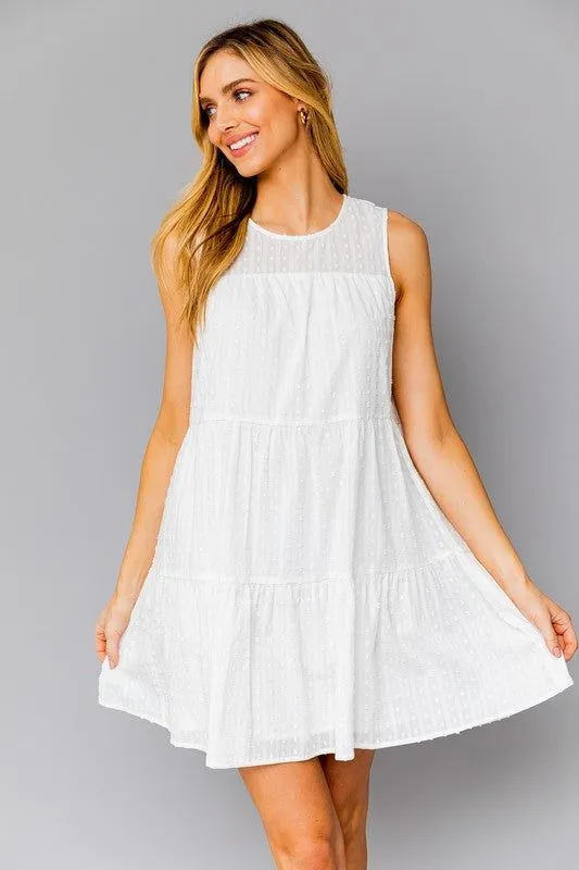 Gilli | Sleeveless Tiered Mini Dress