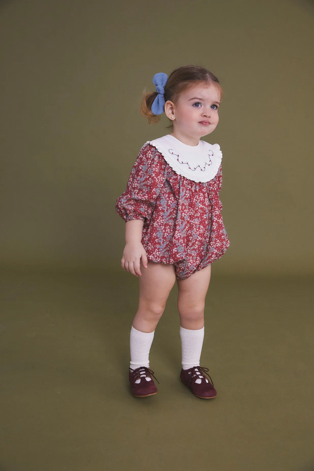 Hurlingham Raspberry Festive Romper