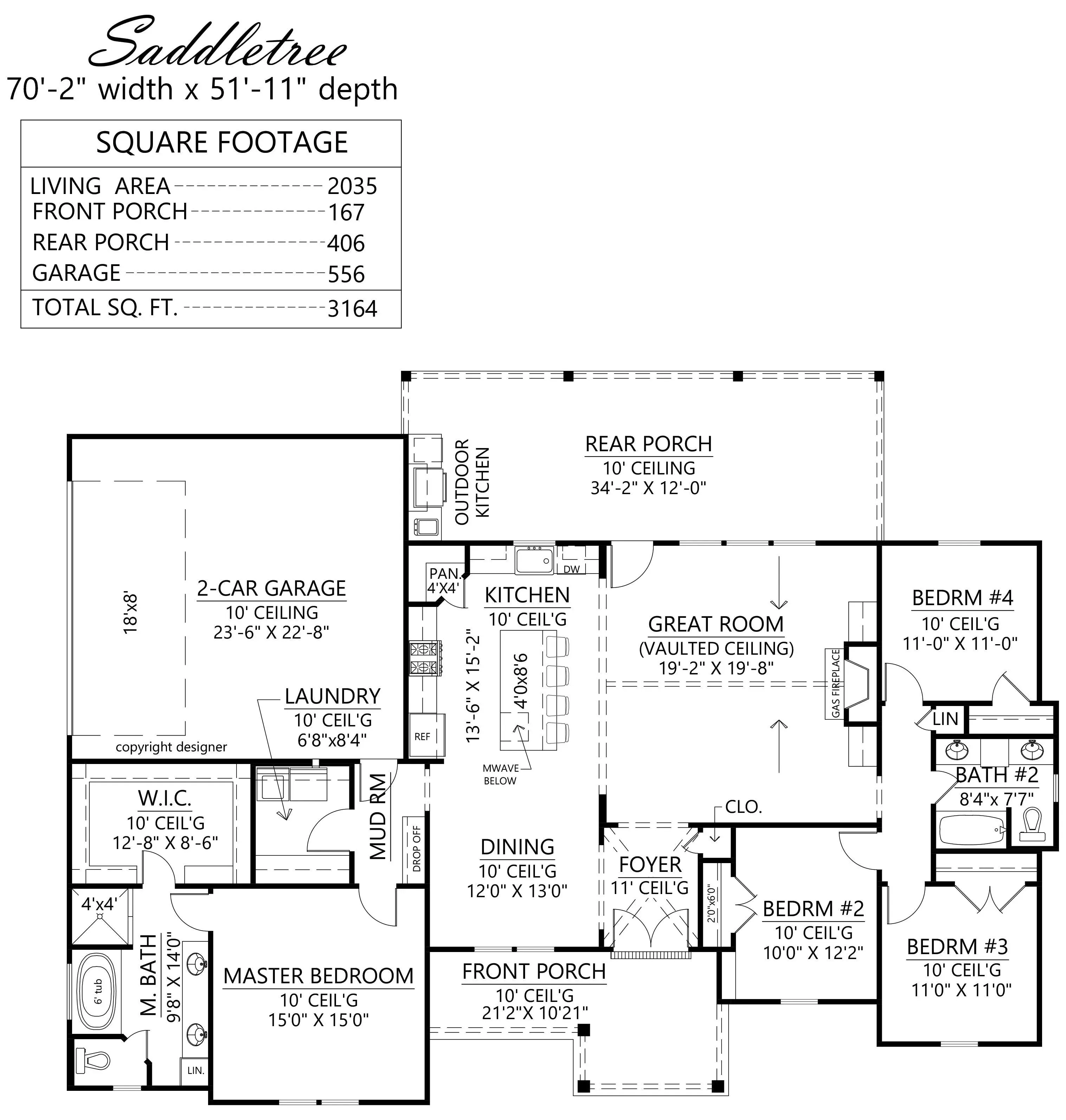 Inviting 4-Bedroom Home Featuring 2,035 sq ft of Living Space