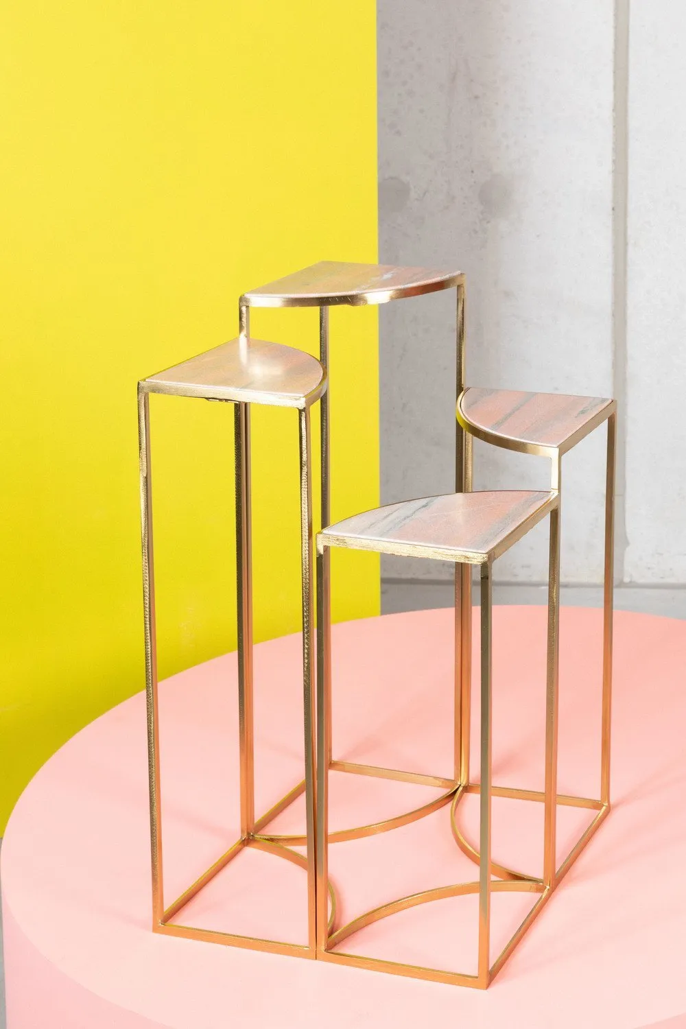 Marble Adjustable Side Table | Bold Monkey The Perfect Cocktail