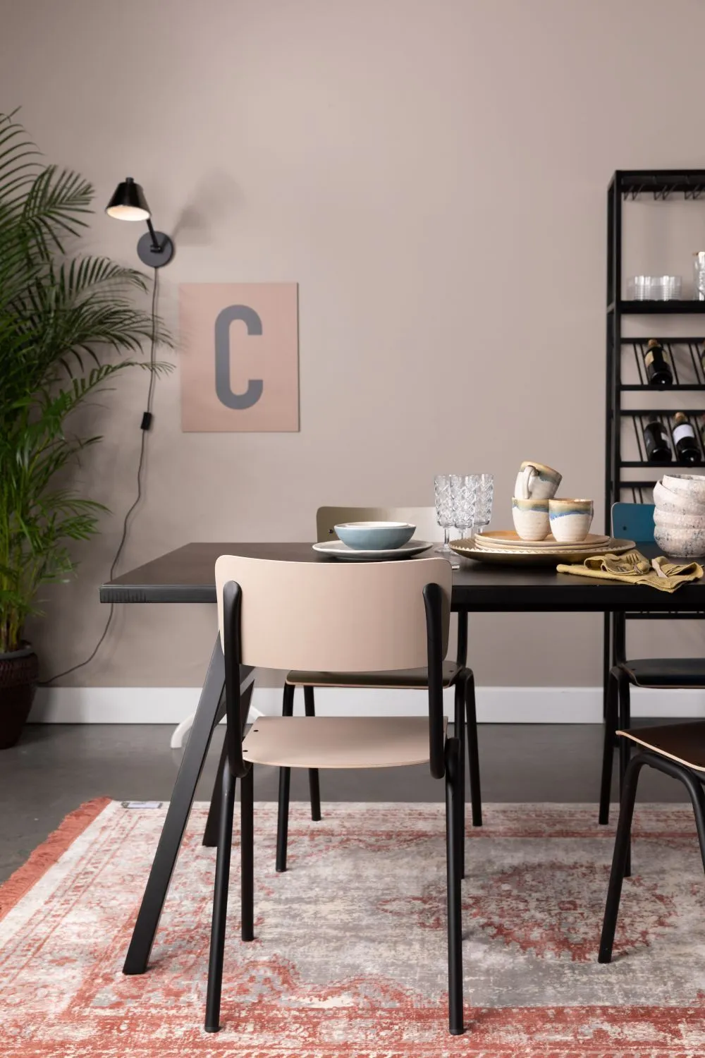 Matte Beige Dining Chairs (4) | Zuiver Back To School