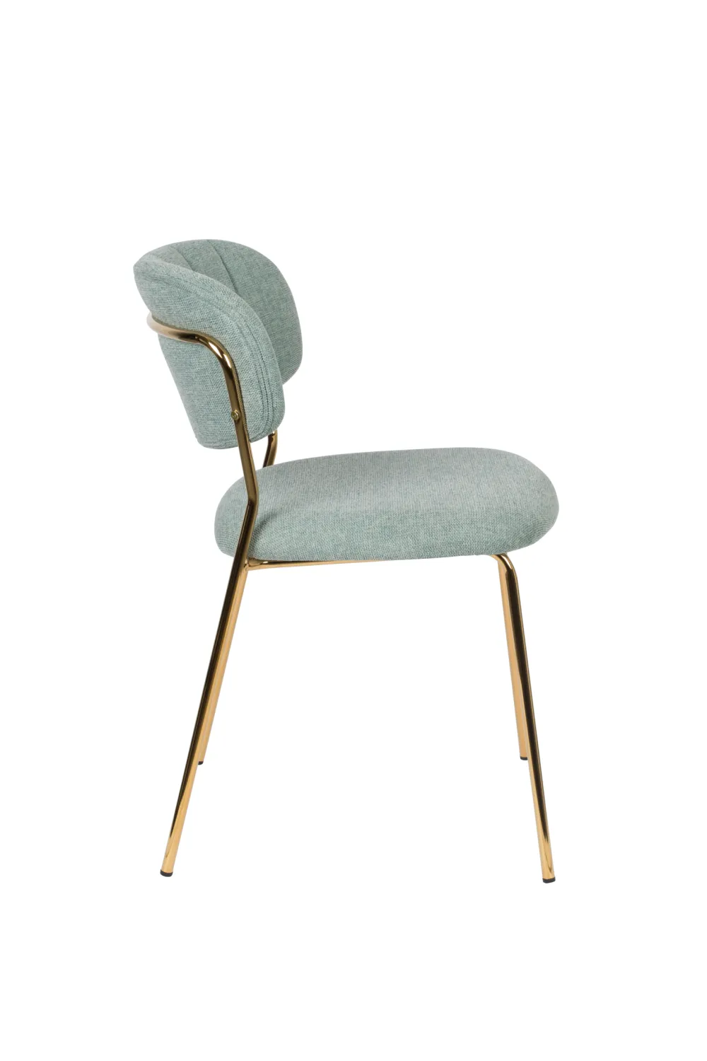 Mixed Fabric Upholstered Dining Chairs (2) | DF Jolien