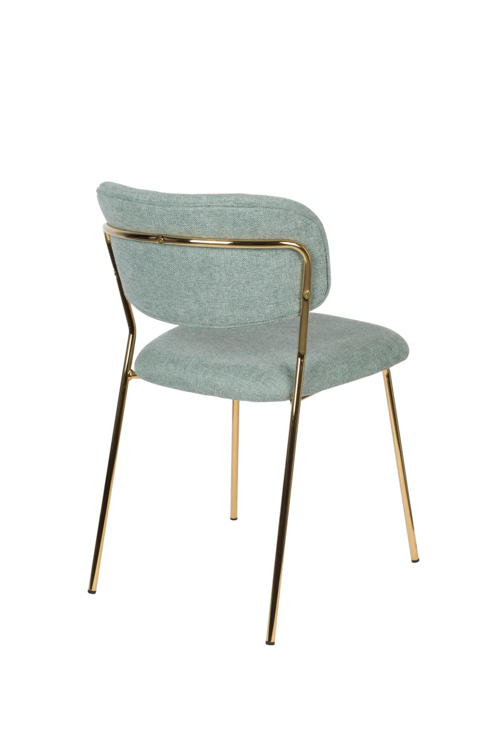 Mixed Fabric Upholstered Dining Chairs (2) | DF Jolien