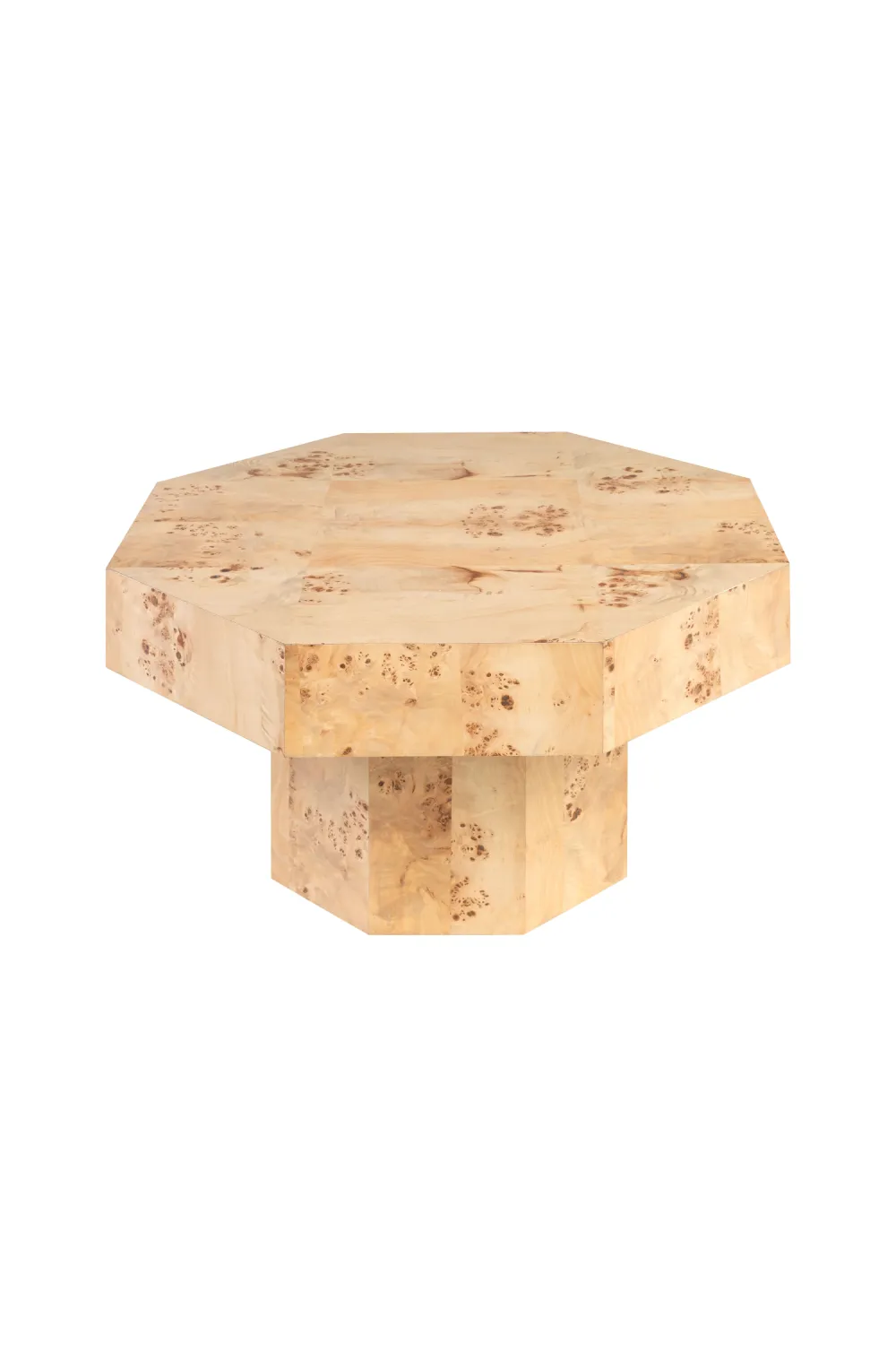 Octagonal Wooden Coffee Table | Versmissen Baka