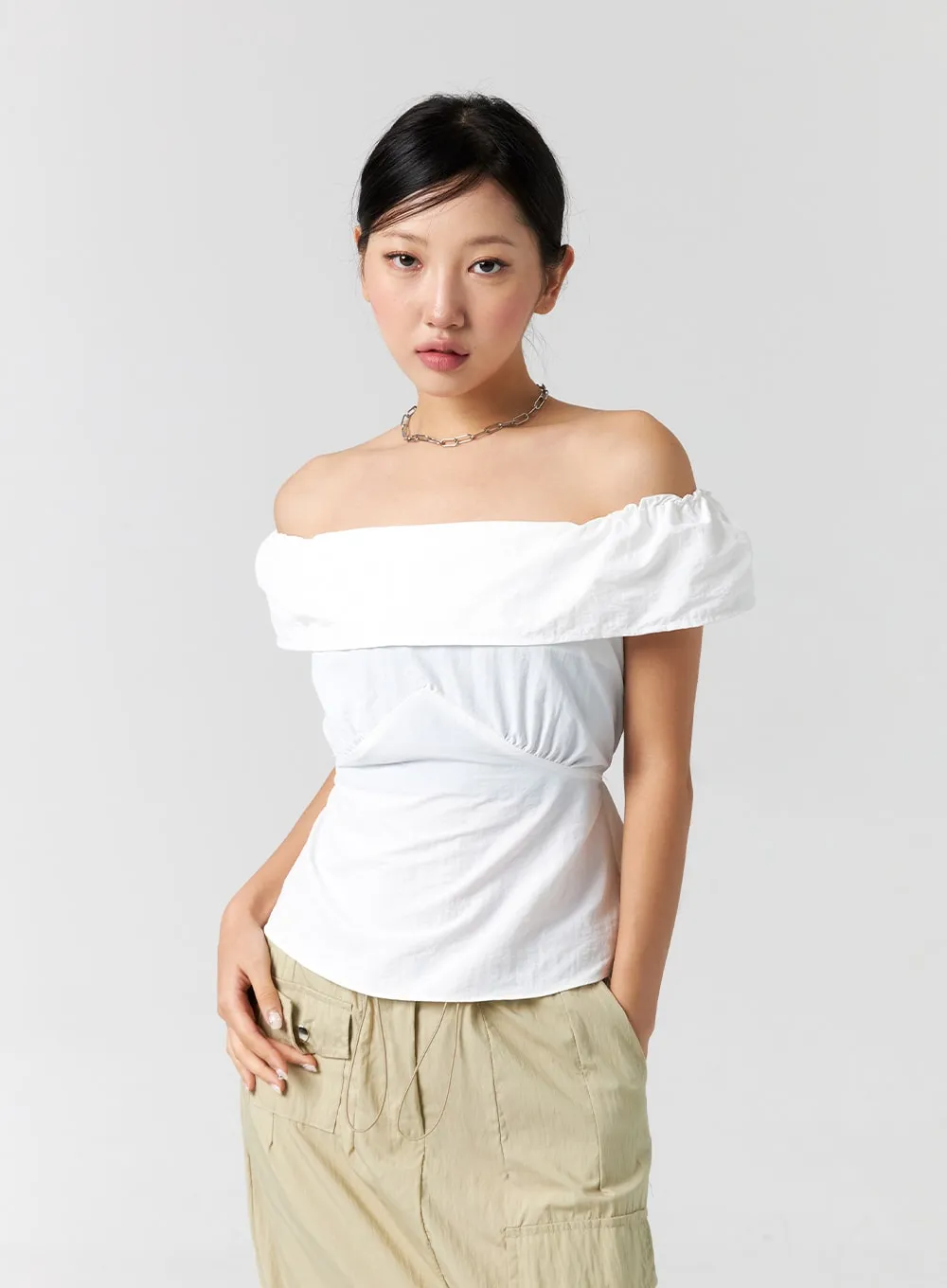 Off-Shoulder Blouse CG303