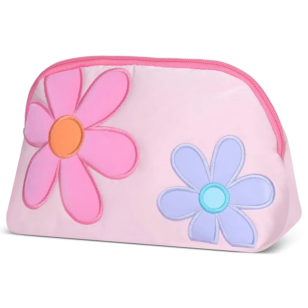 Pretty Petals Oval Cosmetic Bag- Girls