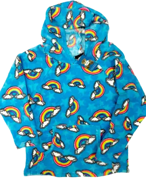 Rainbow Cloud Pullover Fuzzy