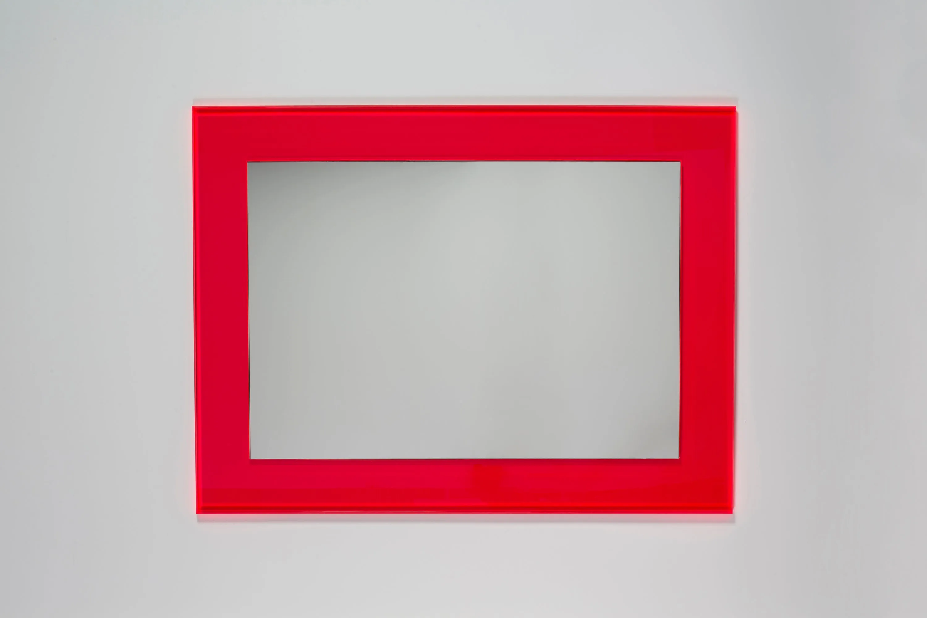 Rectangle Mirror in Red