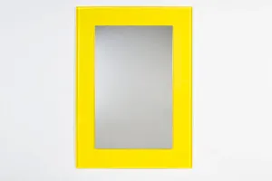 Rectangle Mirror in Yellow