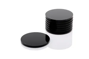 Round Coaster Set in Black