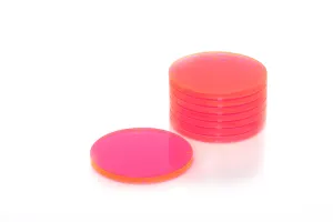 Round Coaster Set in Pink