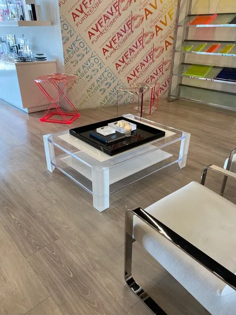 Sledge Coffee Table in White