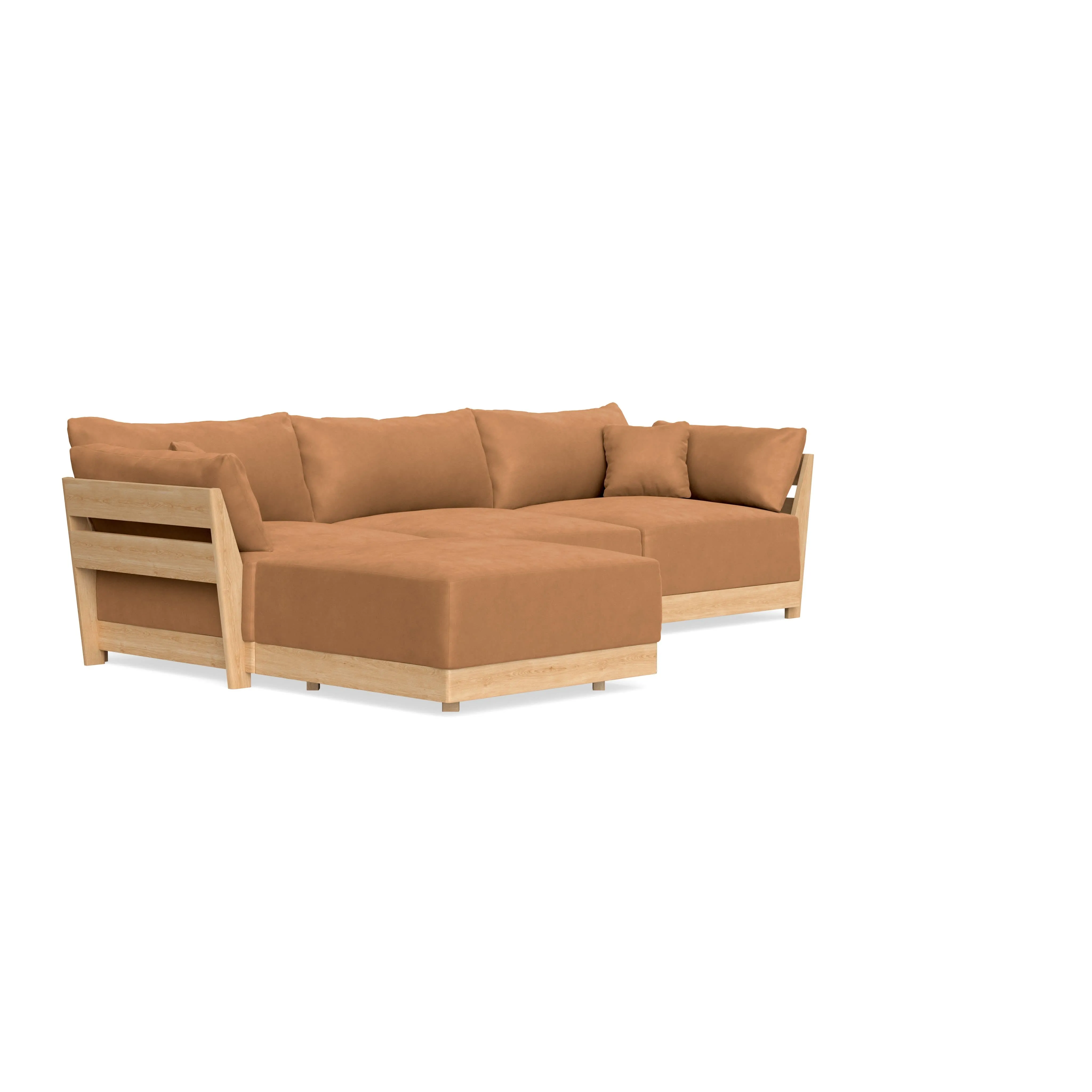 Slipcover Only - Modular Bondi 3-Seater Sectional in Cheddar