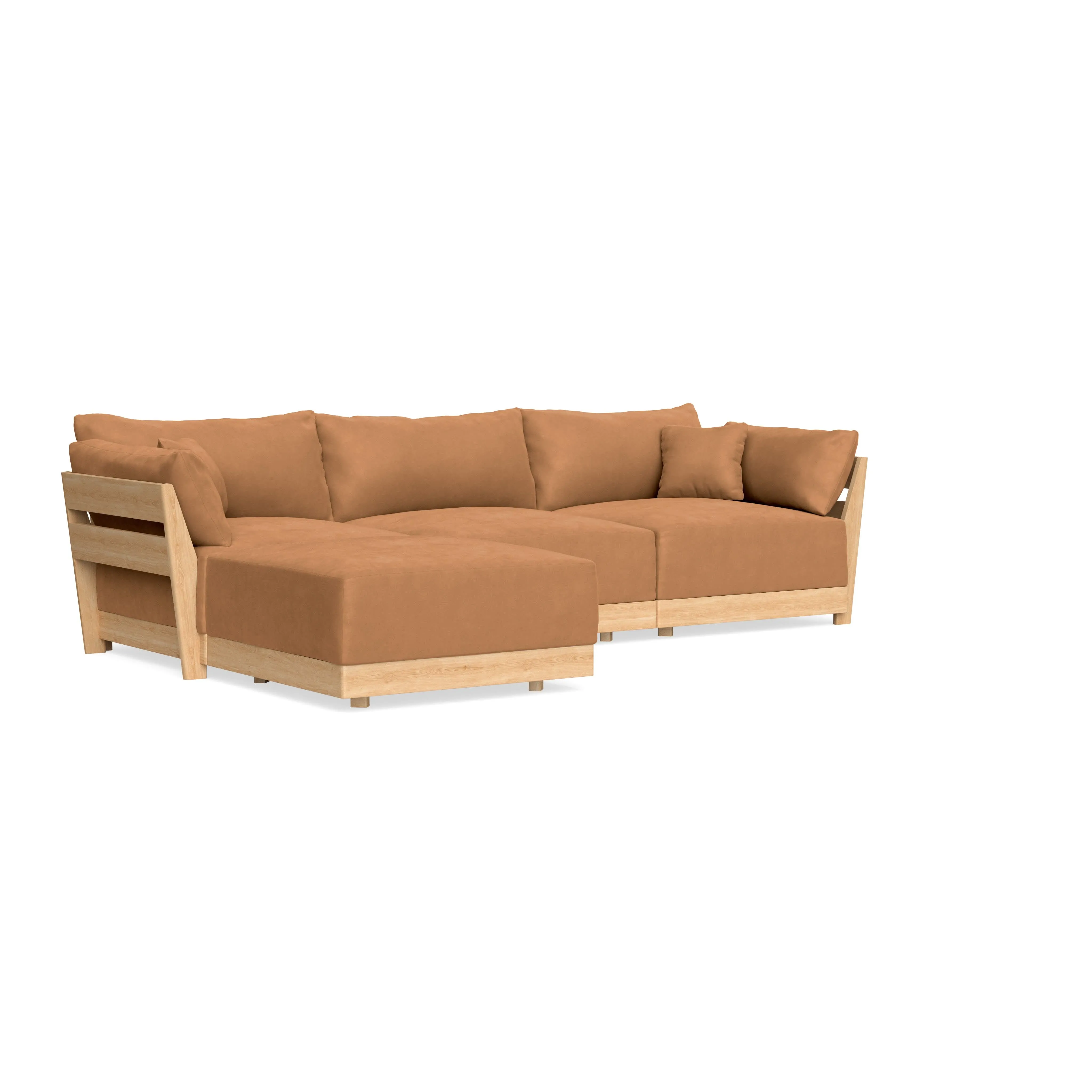 Slipcover Only - Modular Bondi 3-Seater Sectional in Cheddar