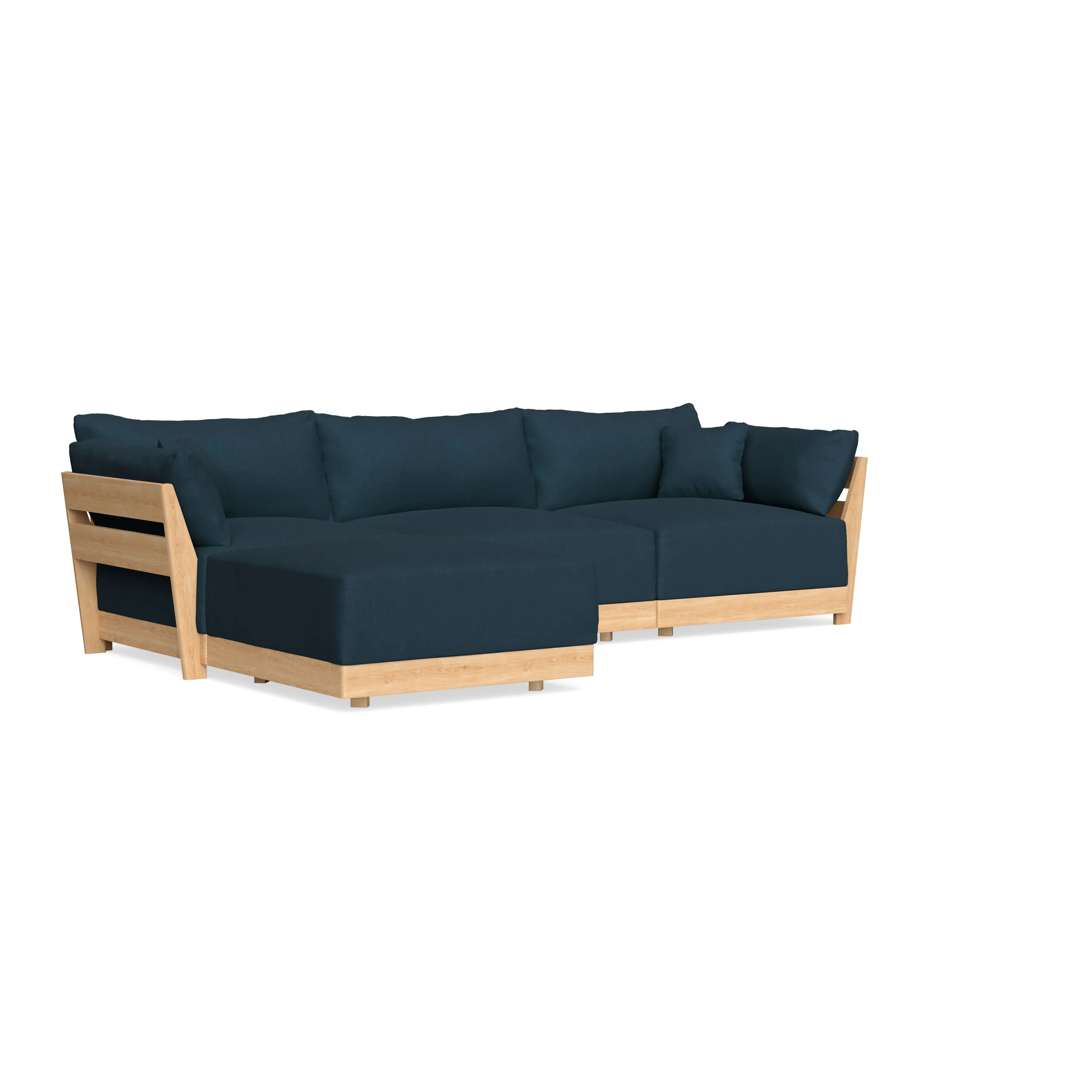 Slipcover Only - Modular Bondi 3-Seater Sectional in Navy Blue