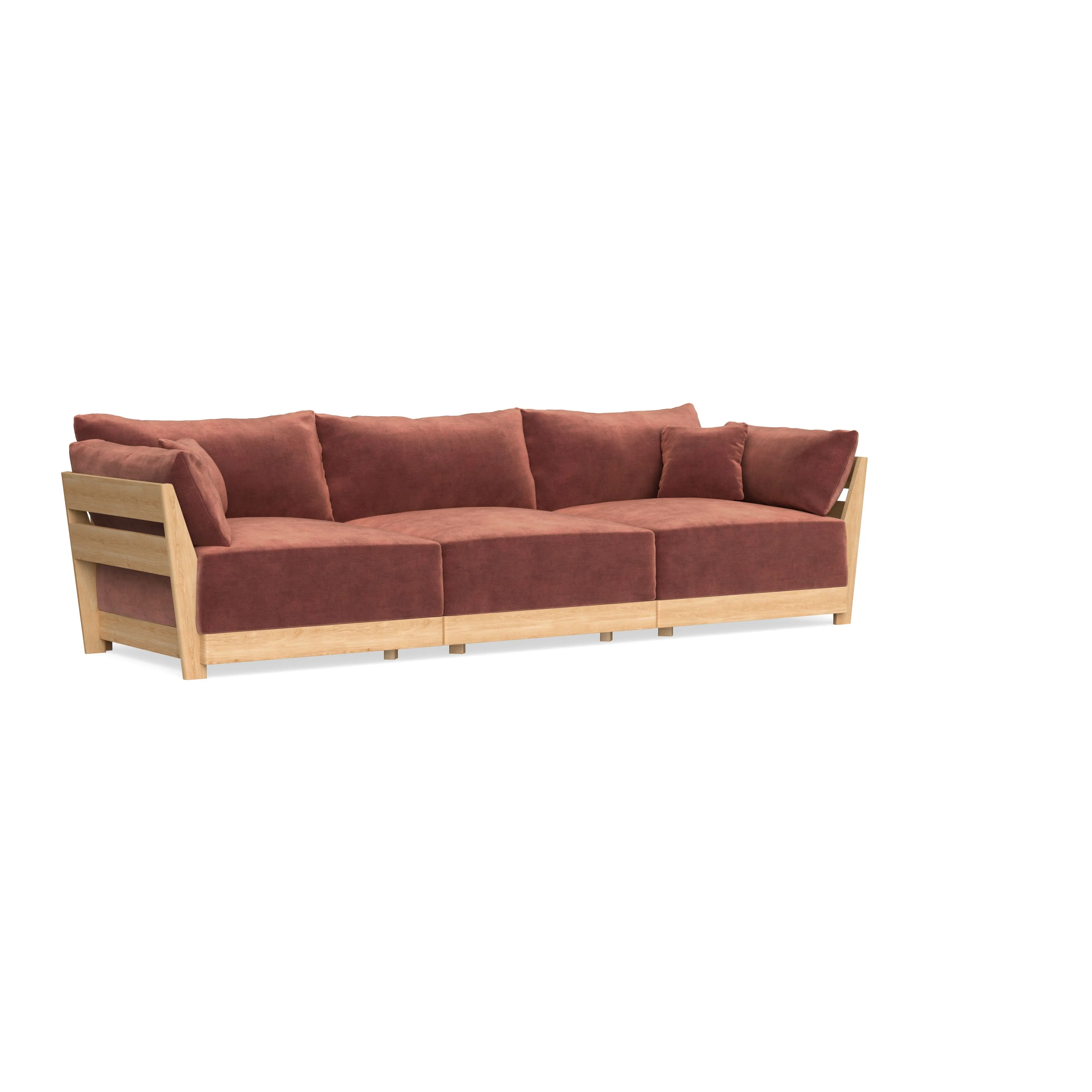 Slipcover Only - Modular Bondi 3-Seater Sofa in Spice