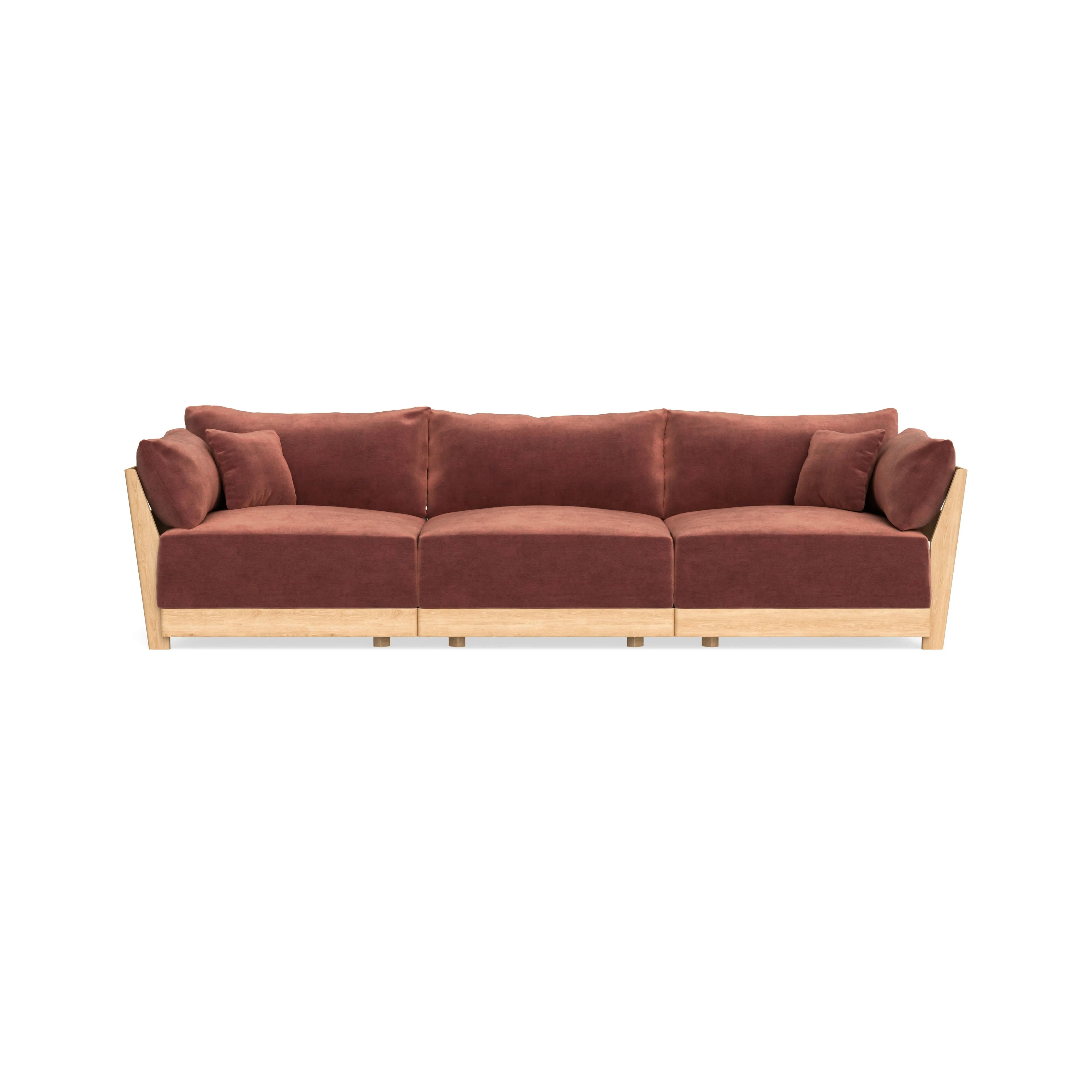 Slipcover Only - Modular Bondi 3-Seater Sofa in Spice