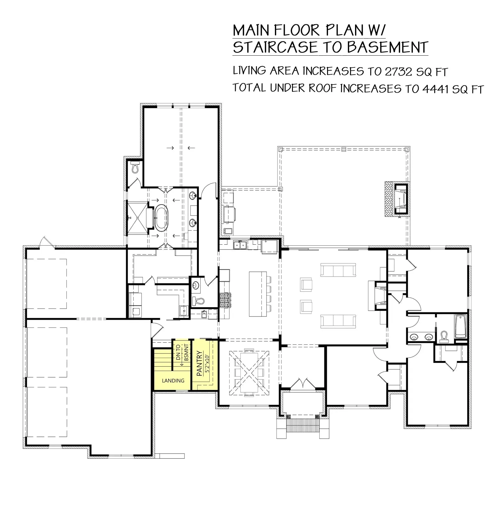 Spacious 4-Bedroom Home with Ample Garage and Porches