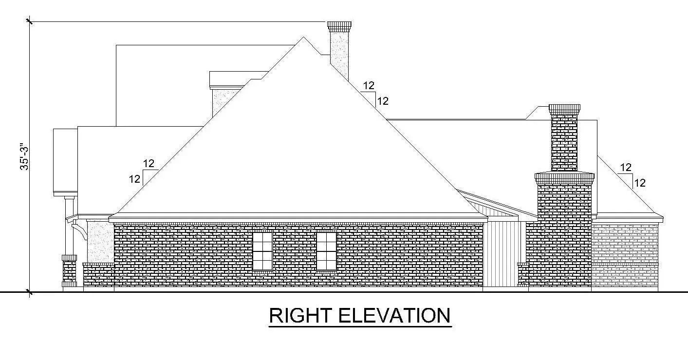 Spacious Four-Bedroom Home Plan with Useful Amenities