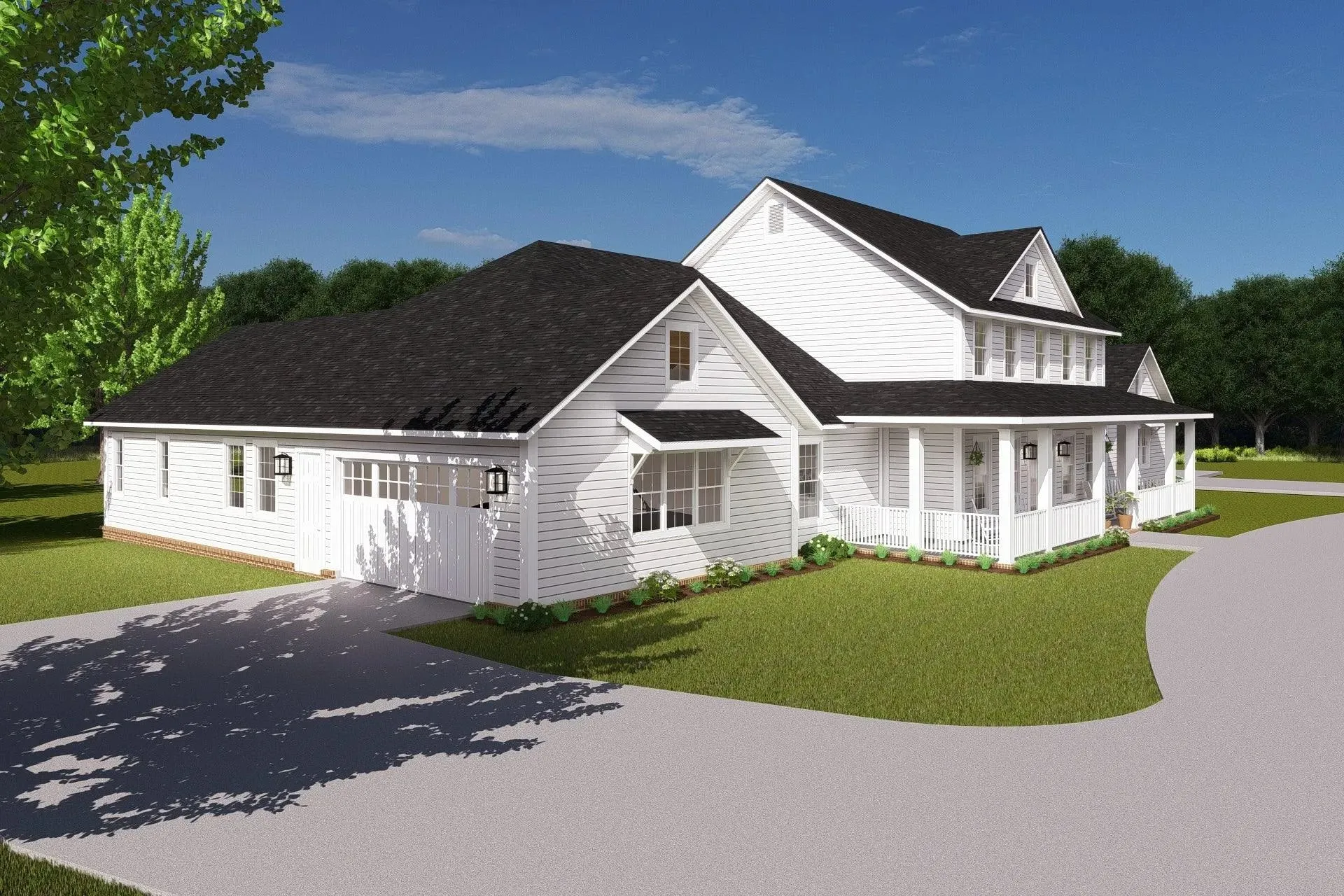 Spacious Six-Bedroom House Plan