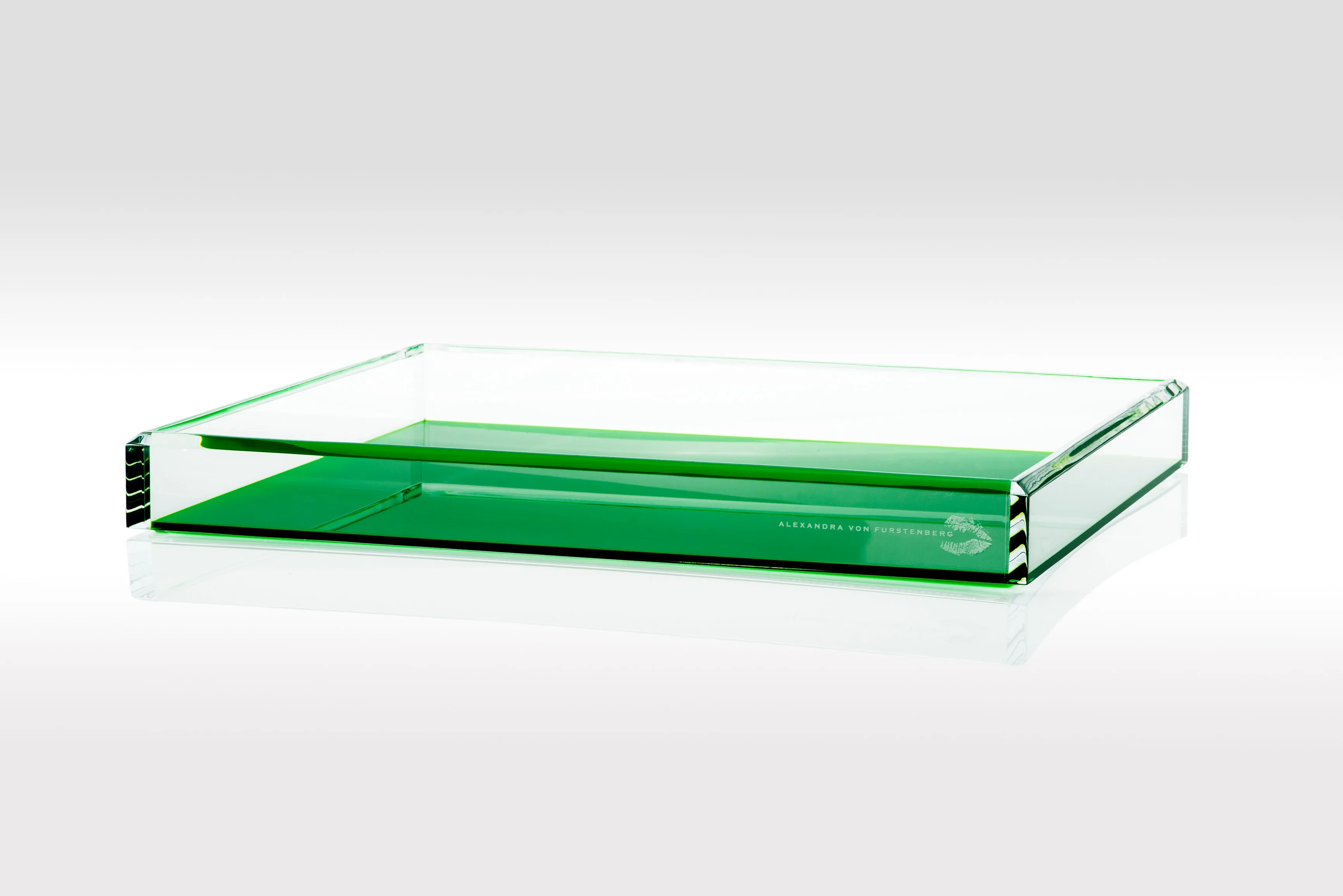 Tray in Emerald