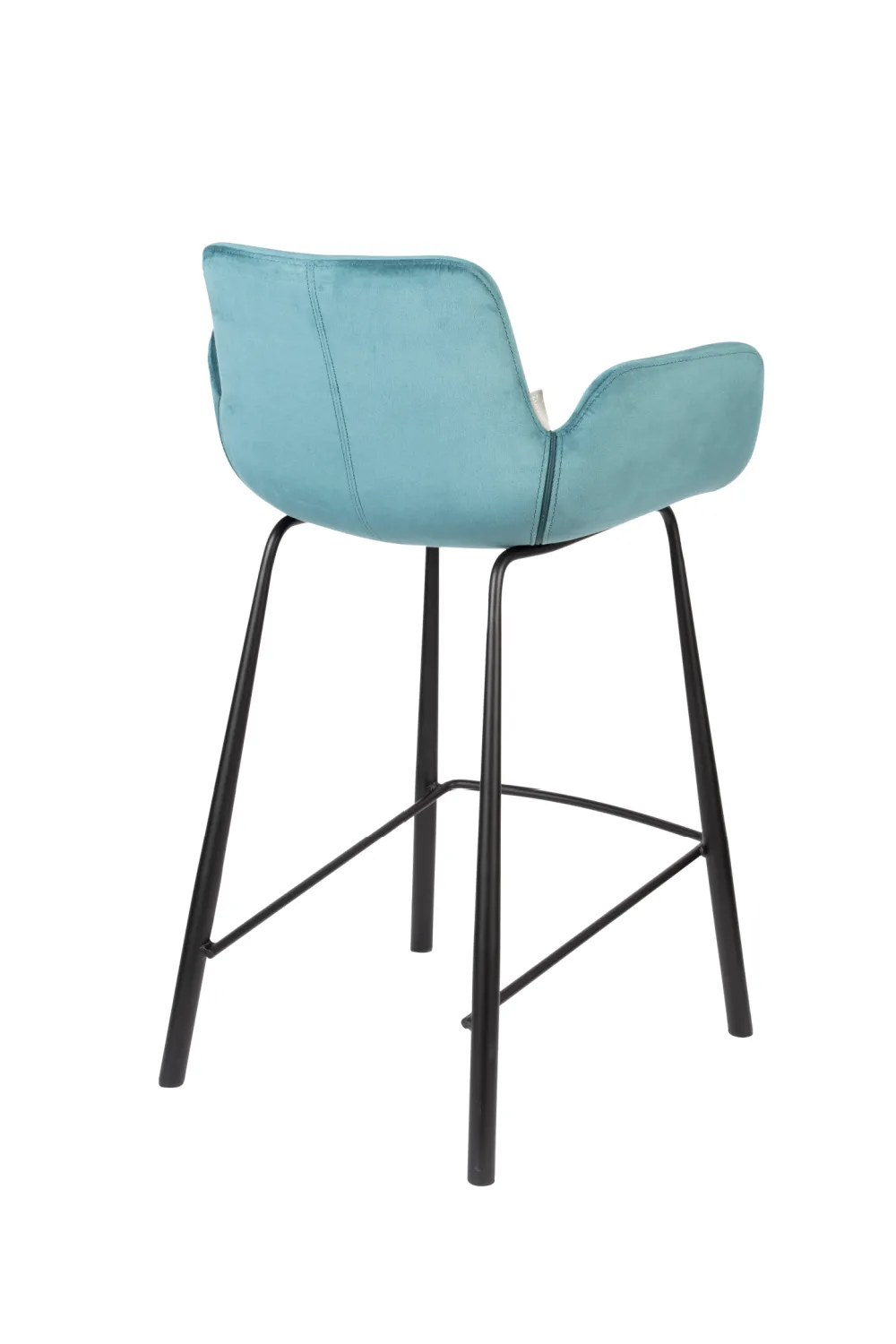 Velvet Upholstered Counter Stools (2) | Zuiver Brit